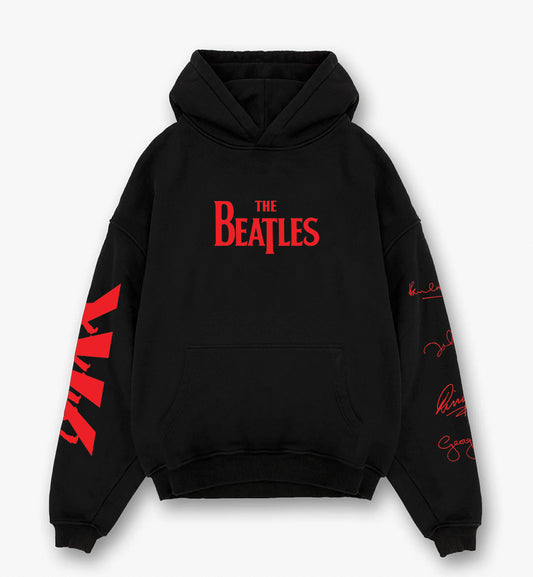 THE BEATLES DESIGNED OVERSIZED HOODIE image 1