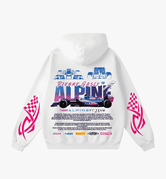 The Alpine white oversized Hoodie image 1