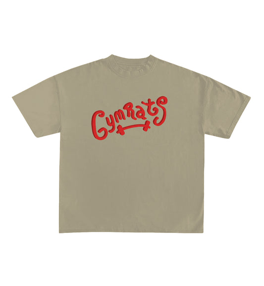 Gym Rats Designed Oversized Tee image 1