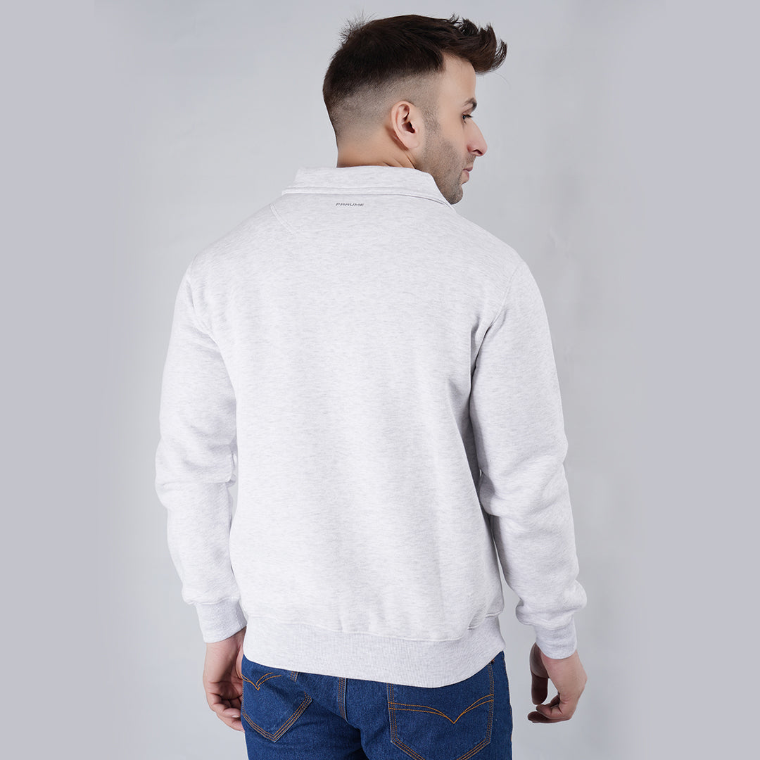 Full Sleeve Zipper Jacket White image 7