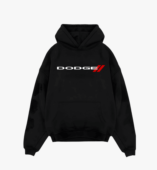The Challenger Black oversized hoodie image 1