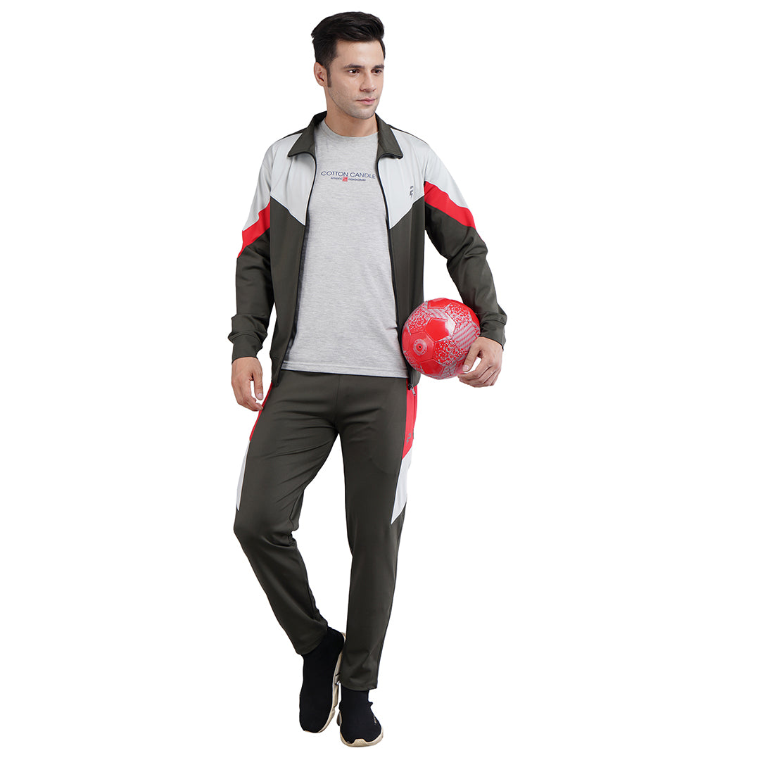 Men's Track Suit OLIVE GREEN image 1