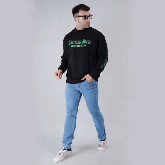 Mens Oversize Sweatshirt Black image 1