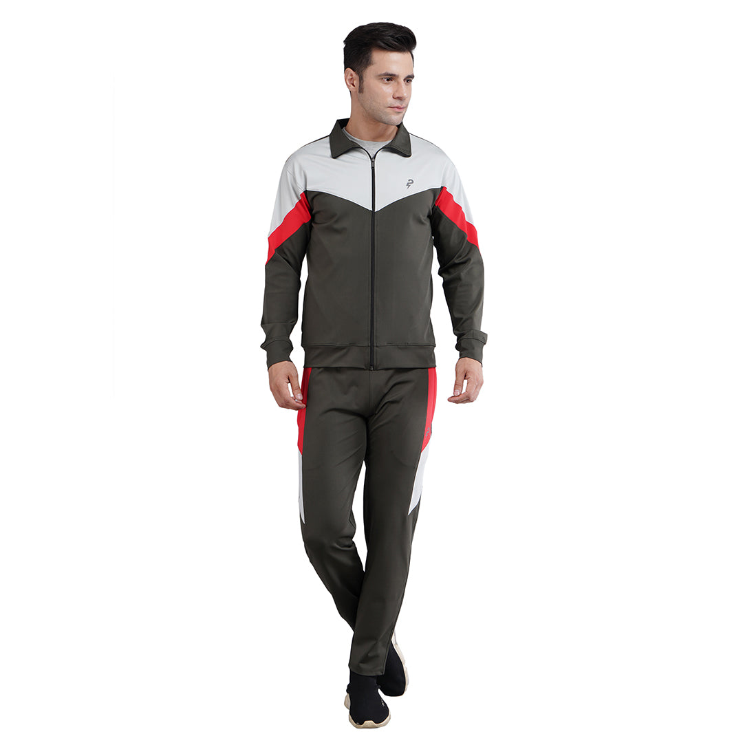 Men's Track Suit OLIVE GREEN image 2
