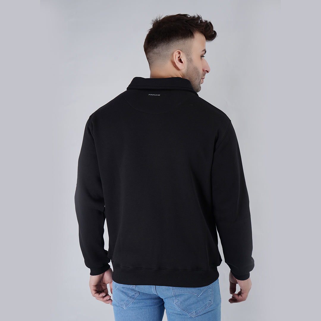 Mens Zipper Jacket Black image 5