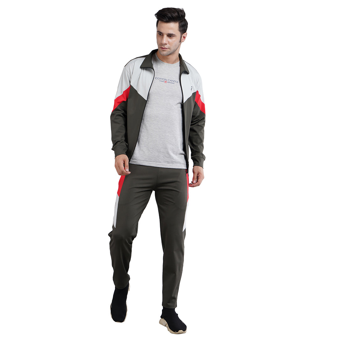 Men's Track Suit OLIVE GREEN image 0