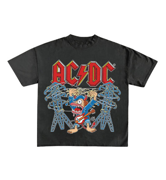 AC/DC Designed Oversized Tee image 0