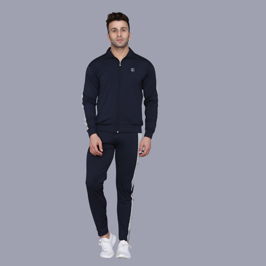 Men’s Track Suit Set Navy & Gray Track Suit image 0