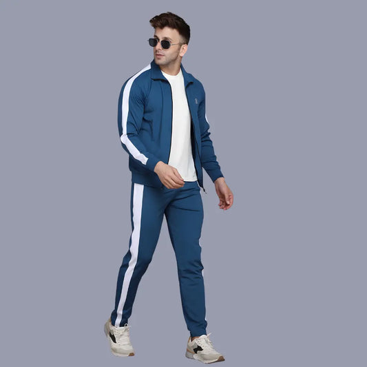 Men’s Track Suit Set Teal Track Suit