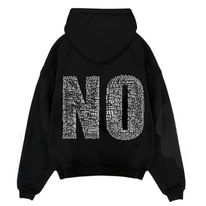 Freedom black oversized Hoodie
