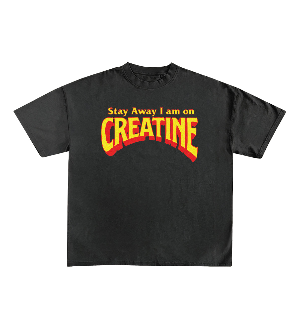 Creatine Designed Oversized Tee - L, Black image