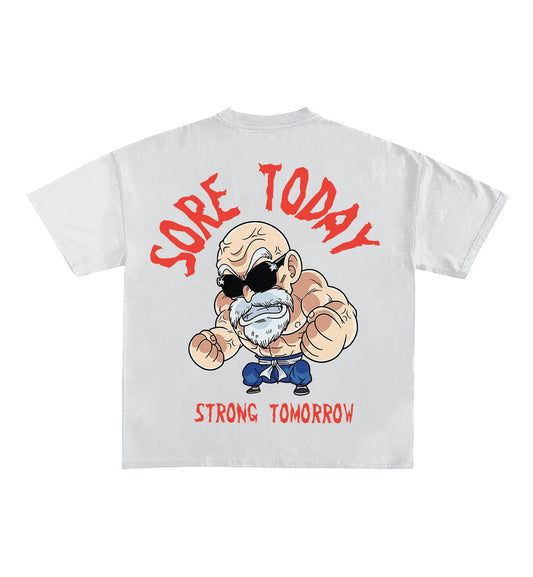 Sore Today Strong Tomorrow Designed Oversized Tee image 1