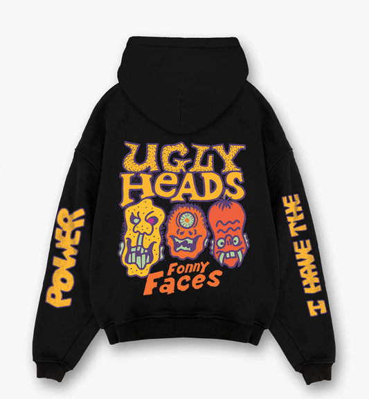 UGLY HEADS DESIGNED OVERSIZED HOODIE image 1